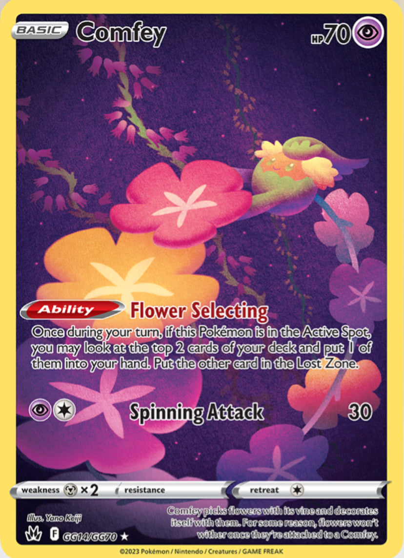 Comfey holo full art card