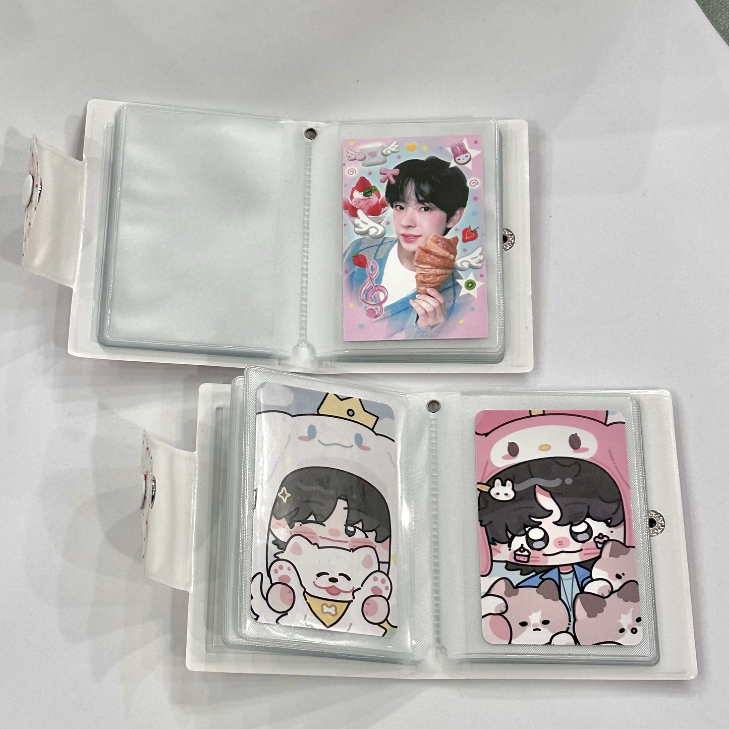 Strawberry sundae glitter finish photocard collect book