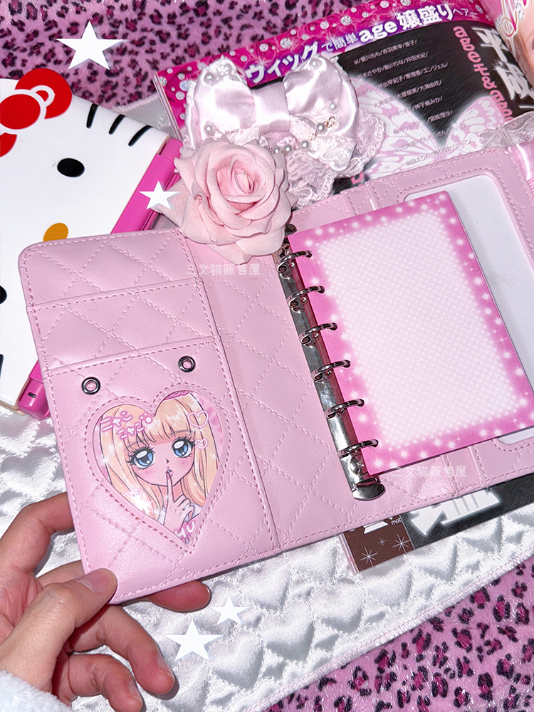 M5/A7 pink pattern journal inserts