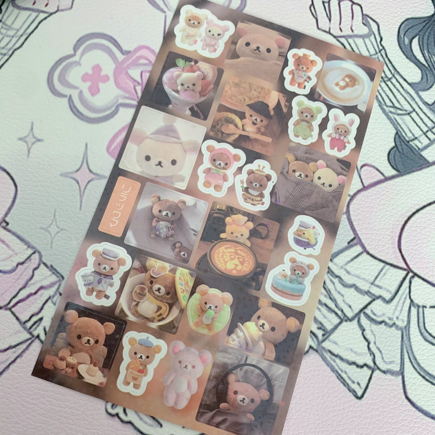 Rillakuma sticker sheet