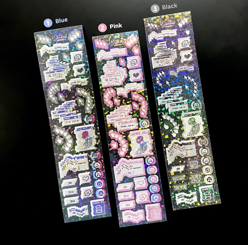 No signal sticker sheets