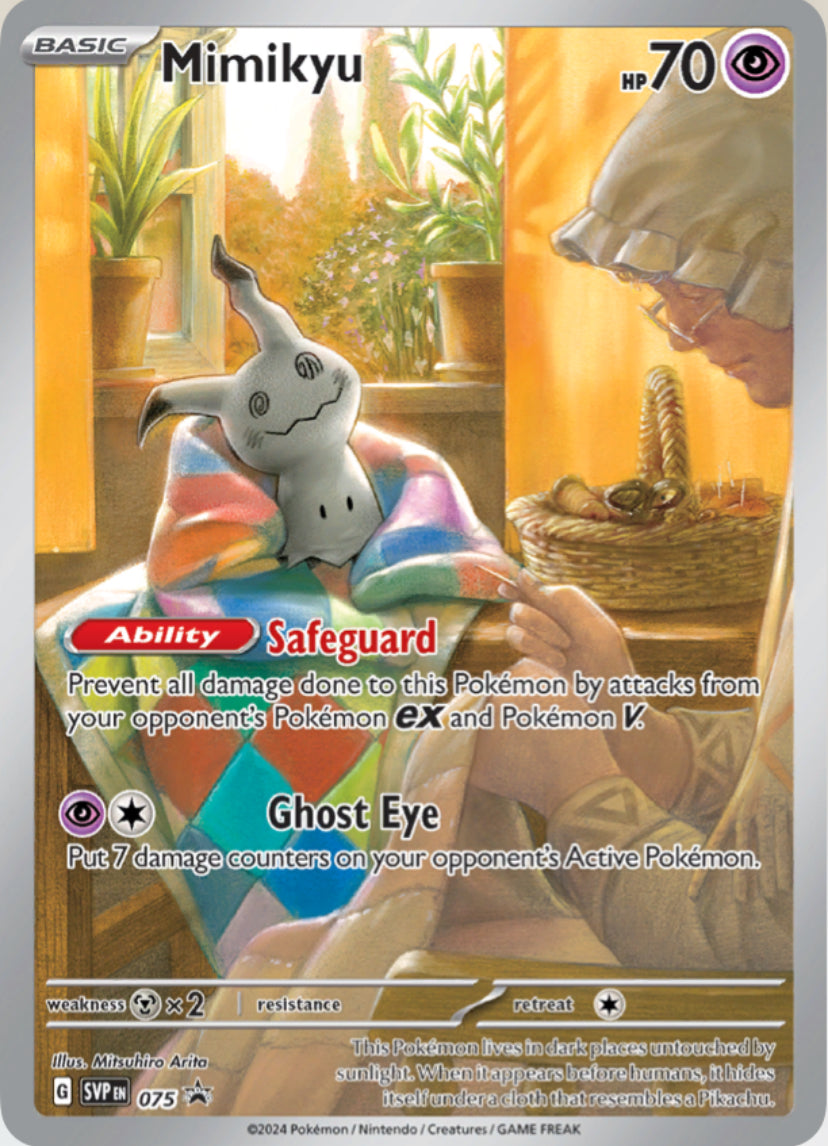 Mimikyu full art holo card