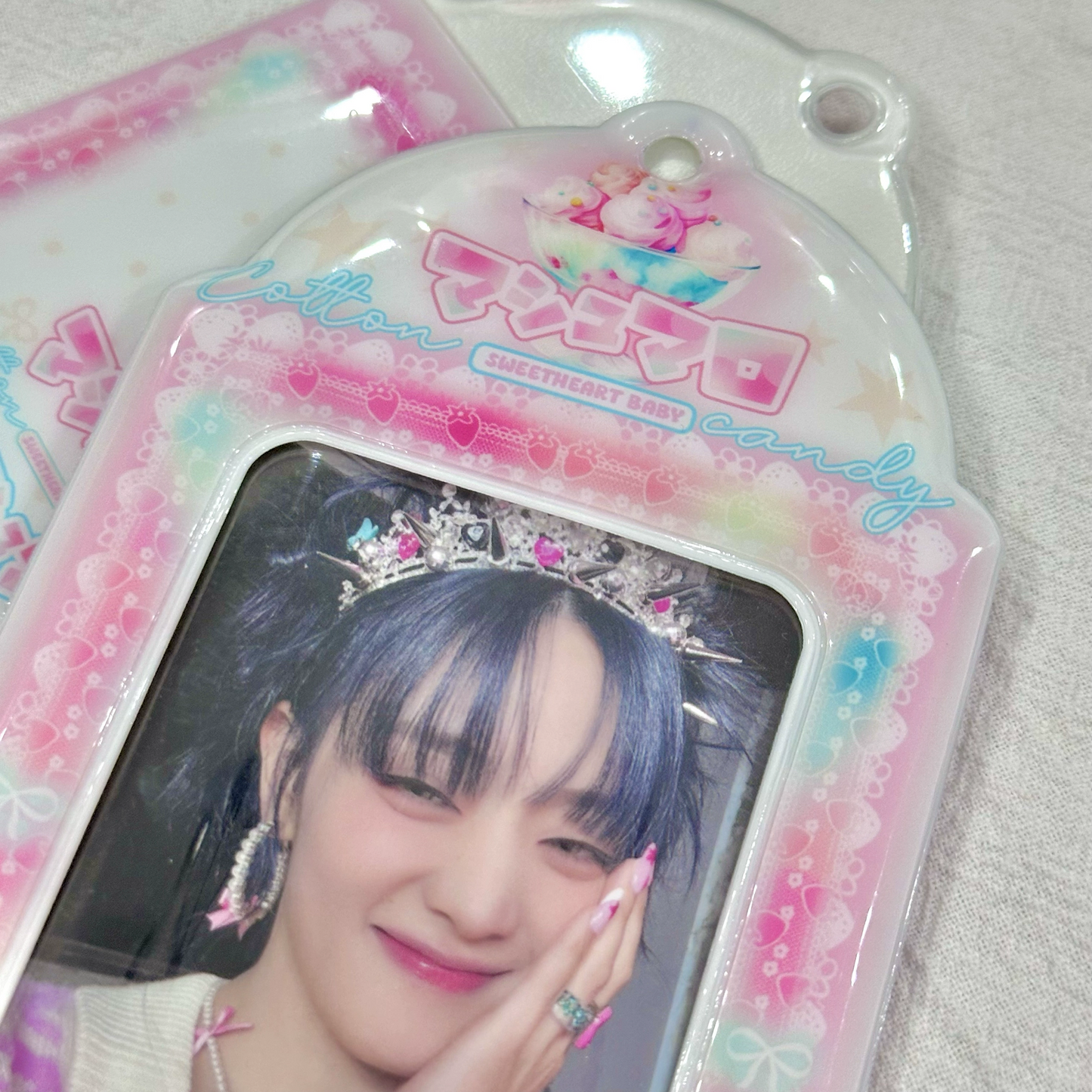 Ice cream photo card holder