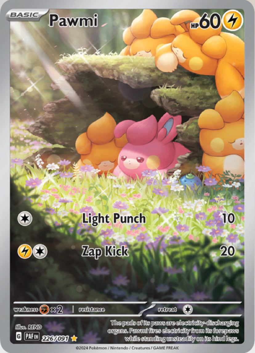 Pawmi holo 226/091 paldean fates