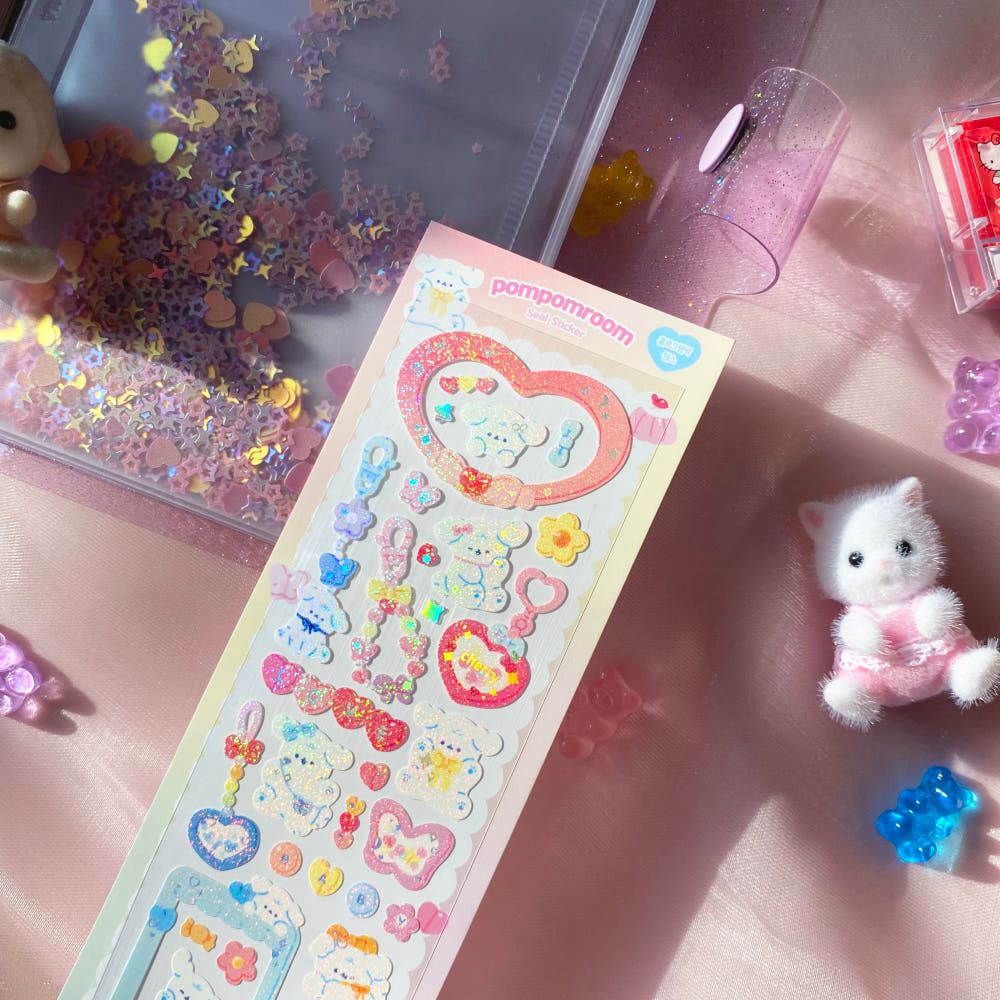 Keycharm sticker sheet