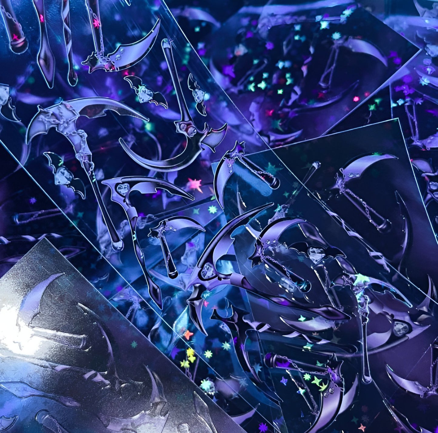 Corruption sickle sticker sheet