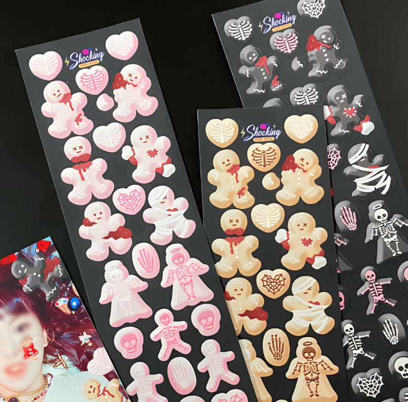 Cookie man sticker sheet