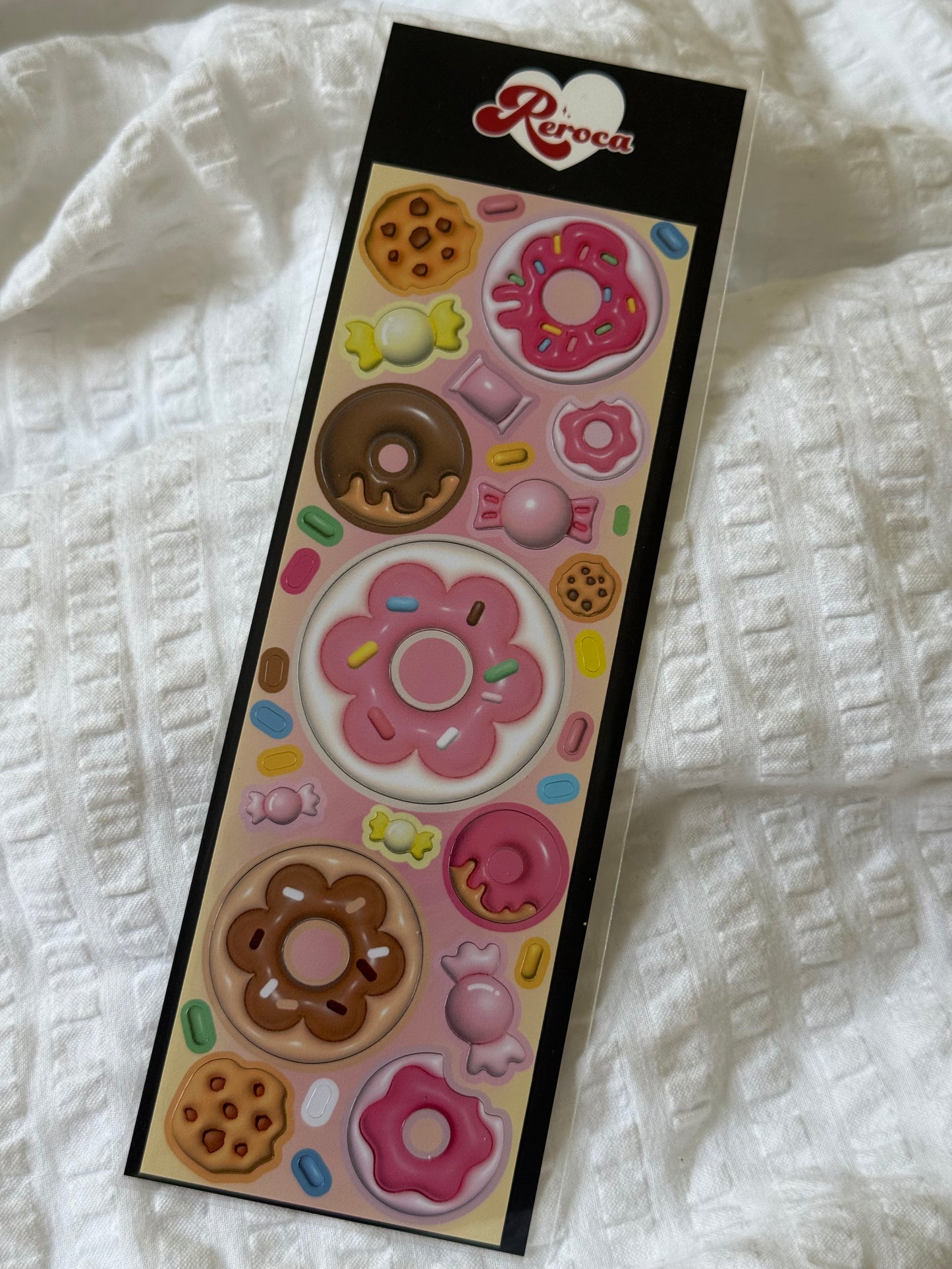 Donut deco sticker sheet