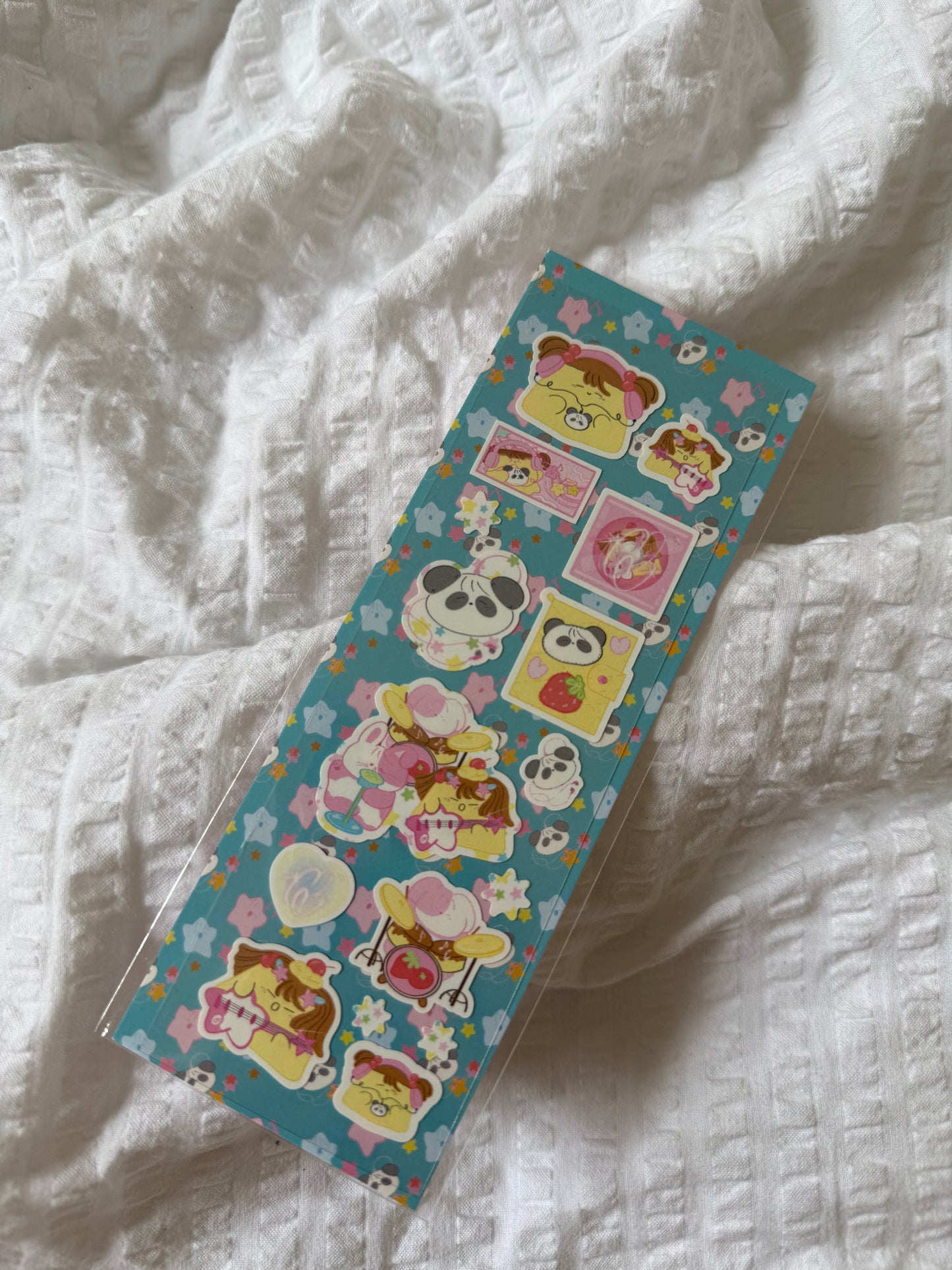 Pudding rockstar sticker sheet