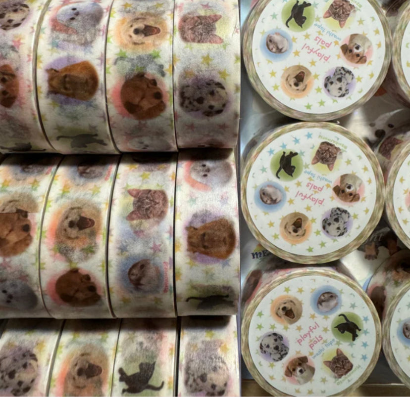 Playful pals washi tape