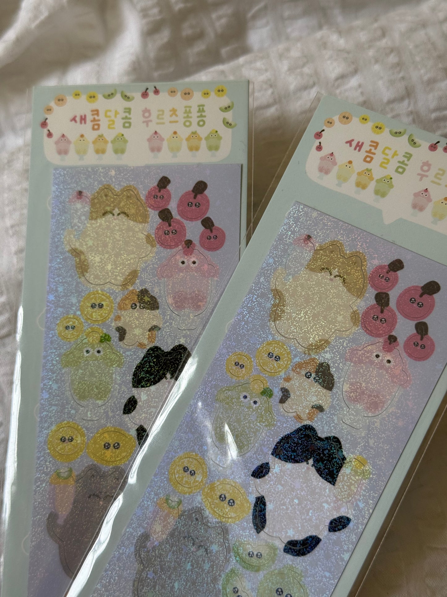 Fruit soda sticker sheet
