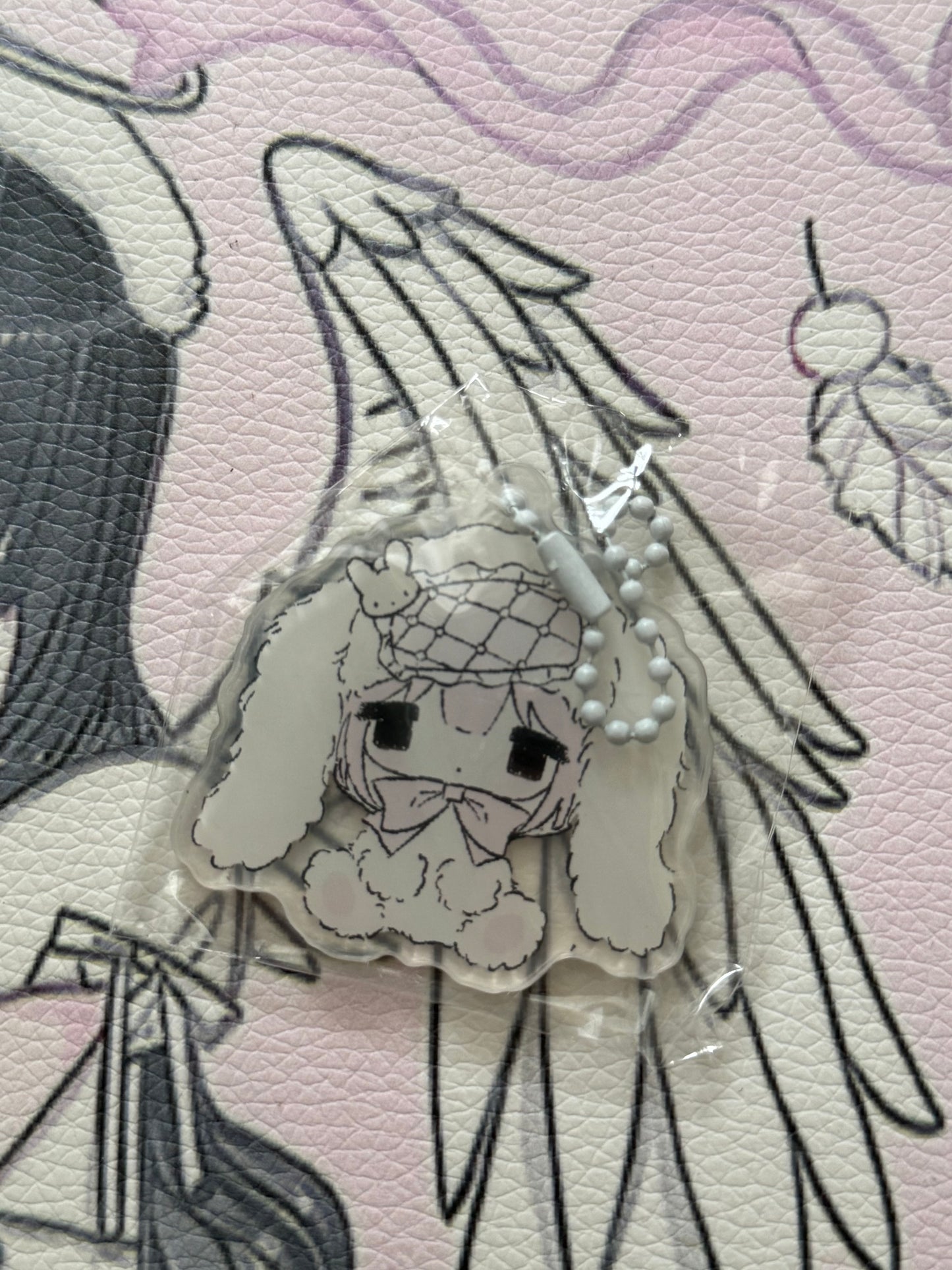 Bunny girl keychain