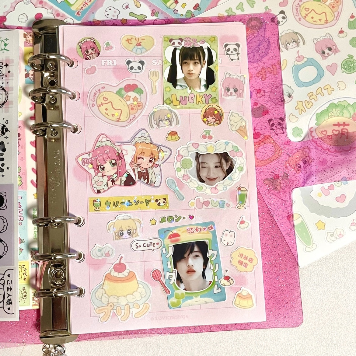 Maid treats sticker sheet