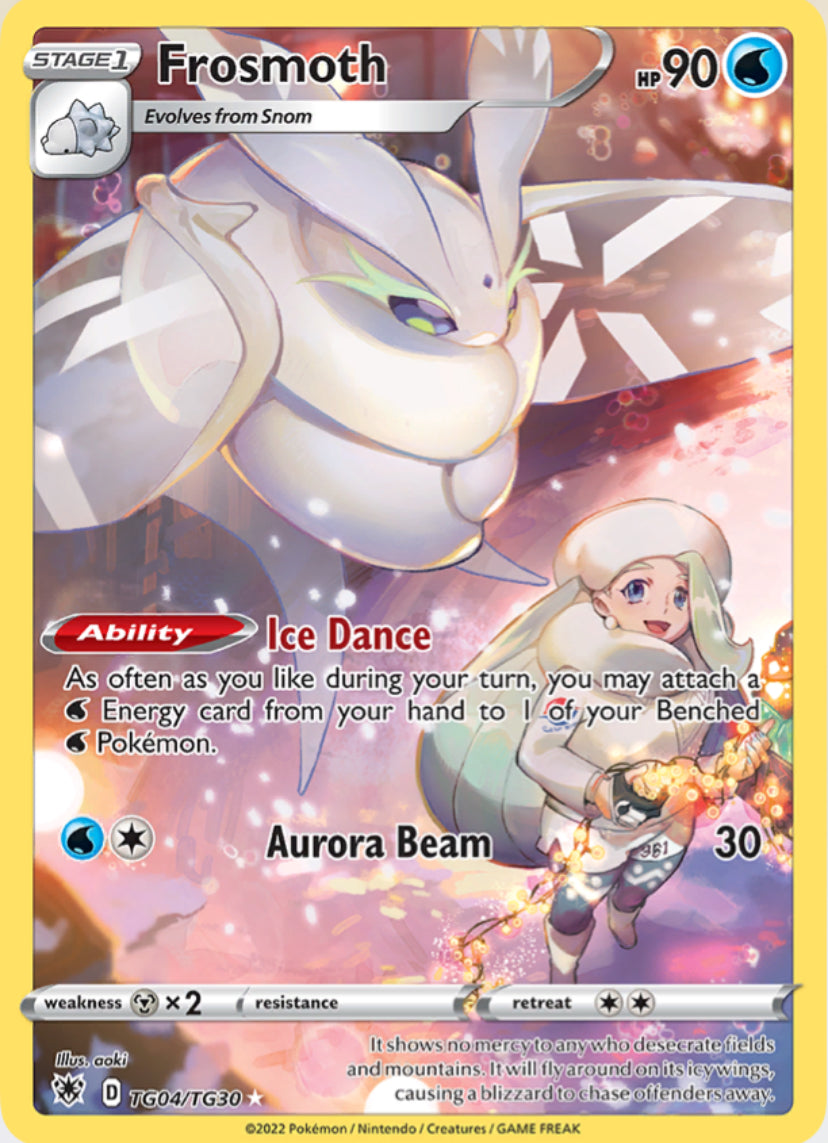 Frosmoth holo full art card