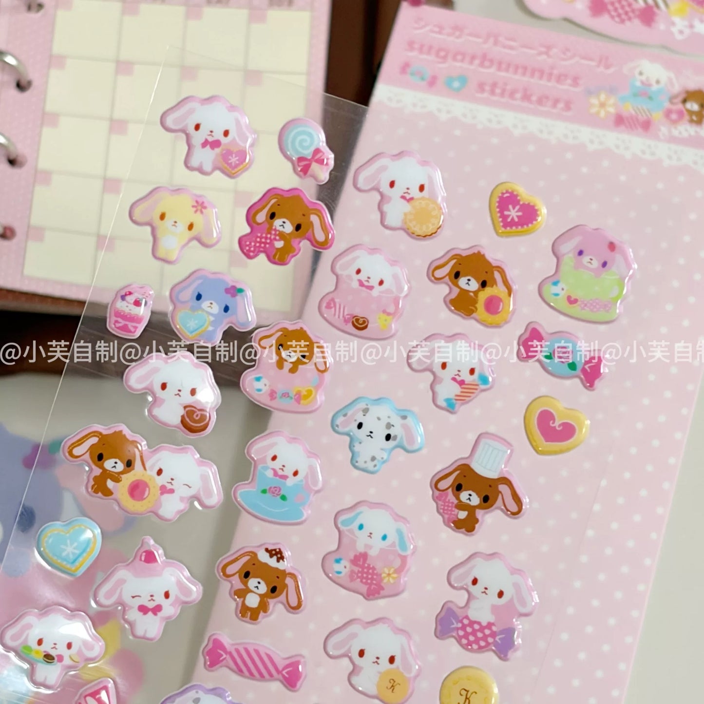 Puffy sugarbunny sticker sheet
