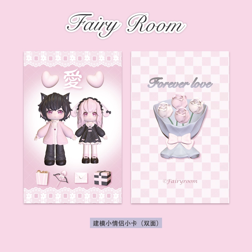 Mini character photo card