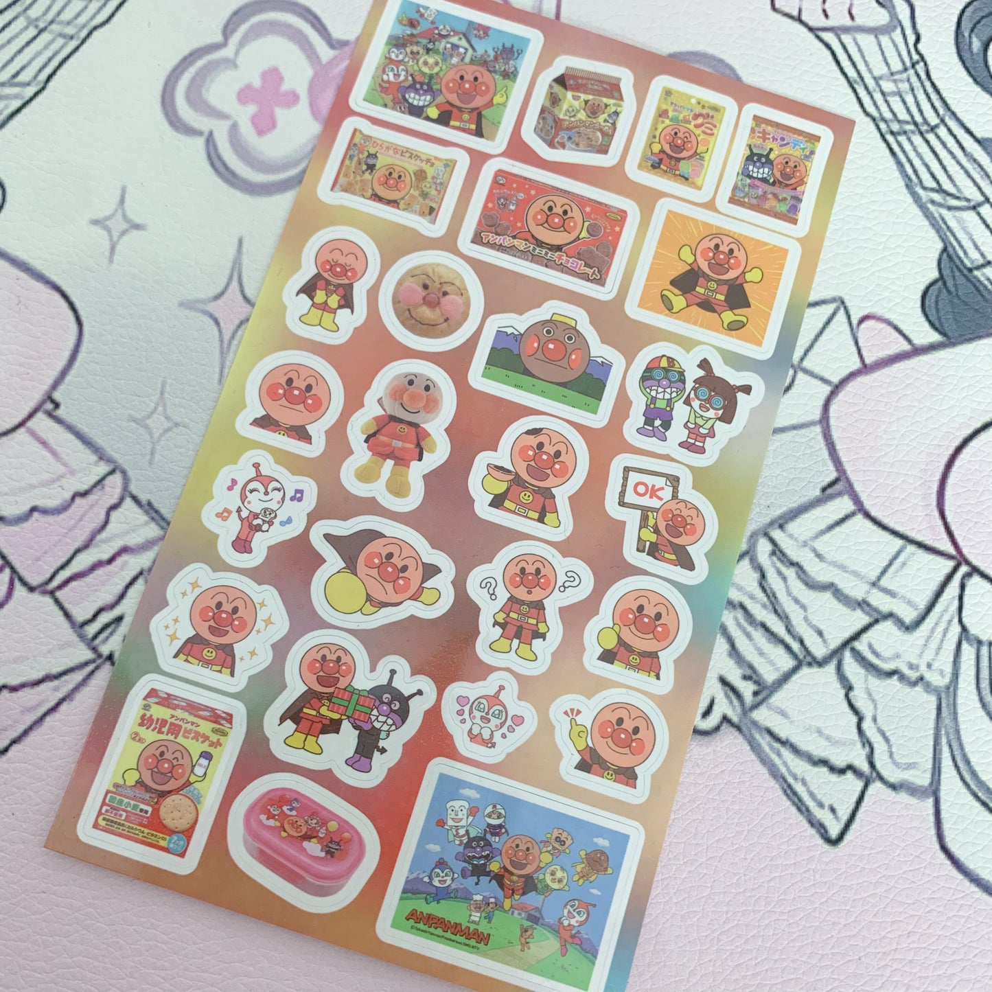 Anpanman deco sticker sheet