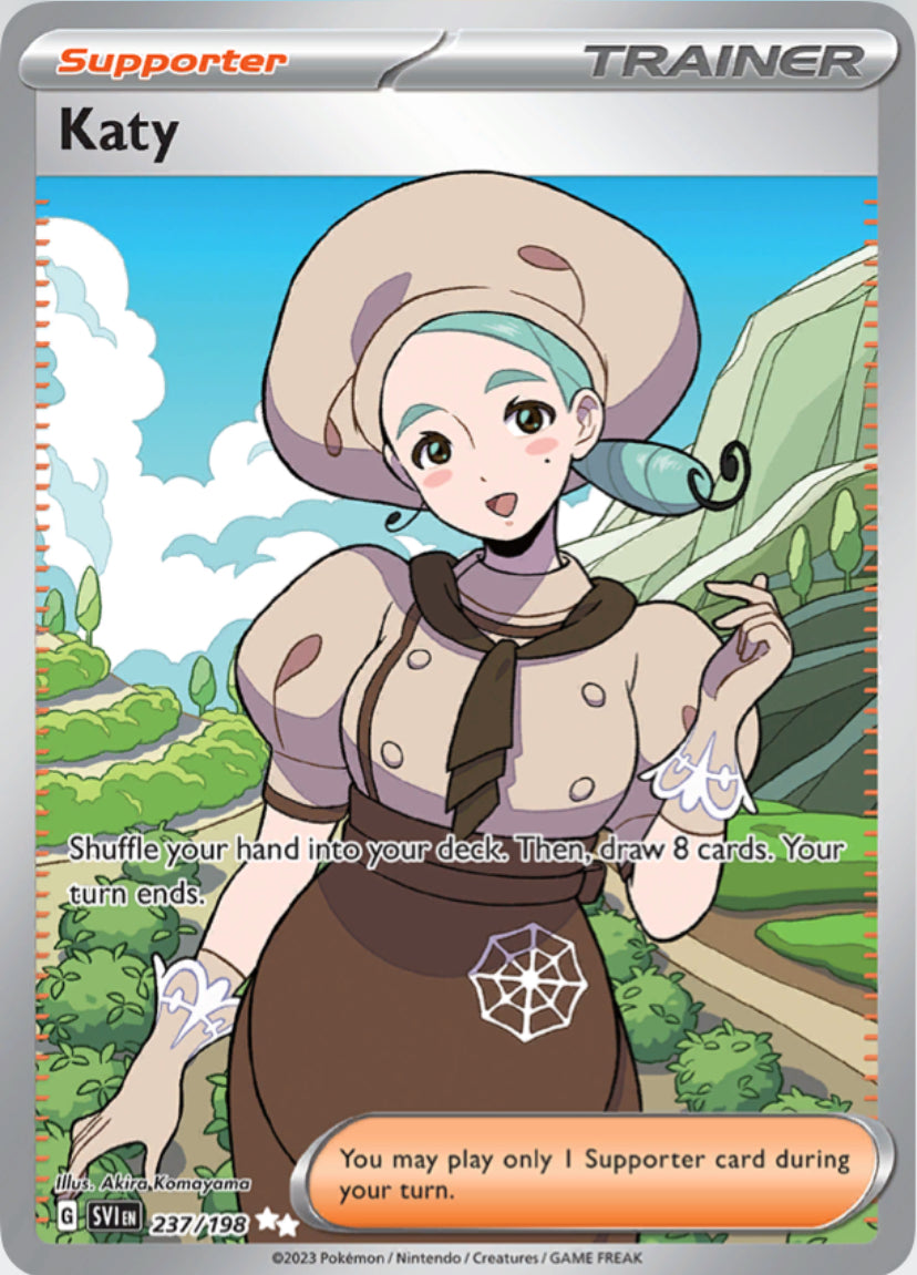 Katy 237/198 full art scarlet and violet