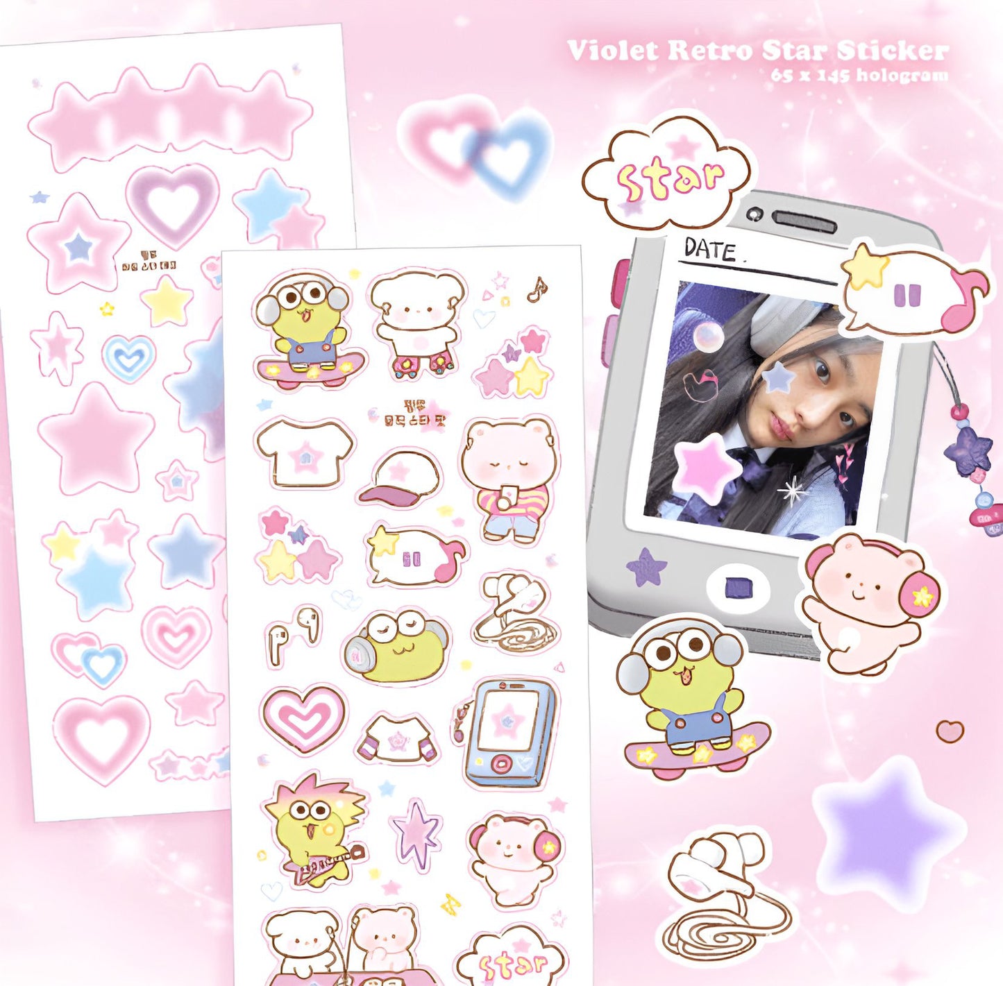 Rock out sticker sheet