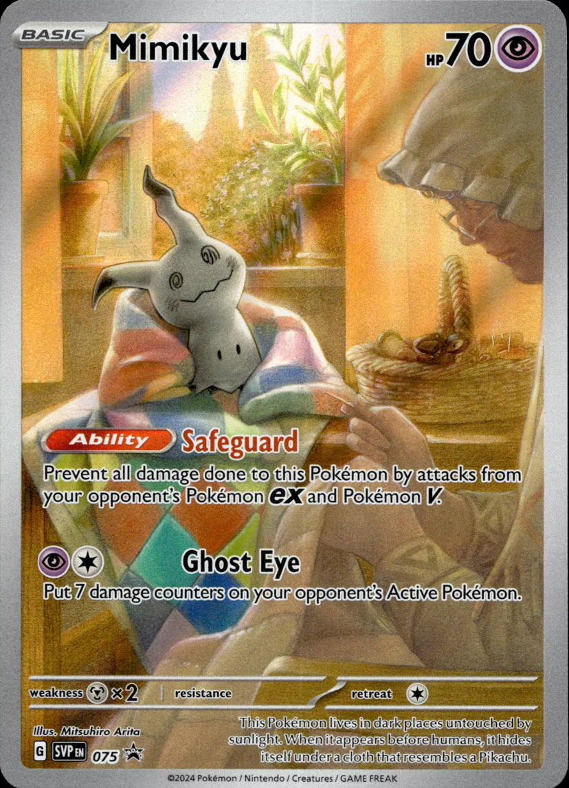 Mimikyu full art holo card