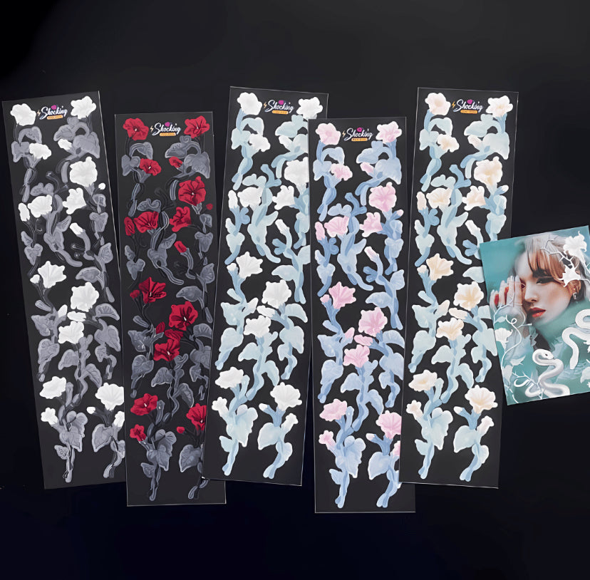 Moonflower sticker sheets