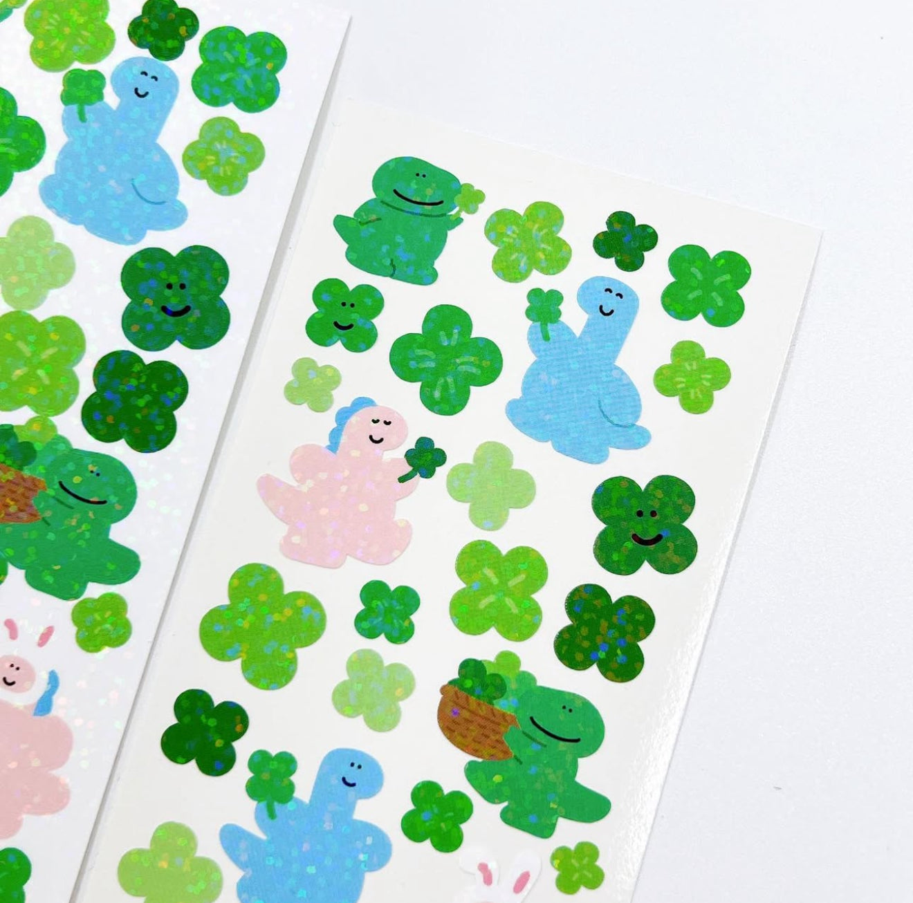 Clover dino sticker sheet
