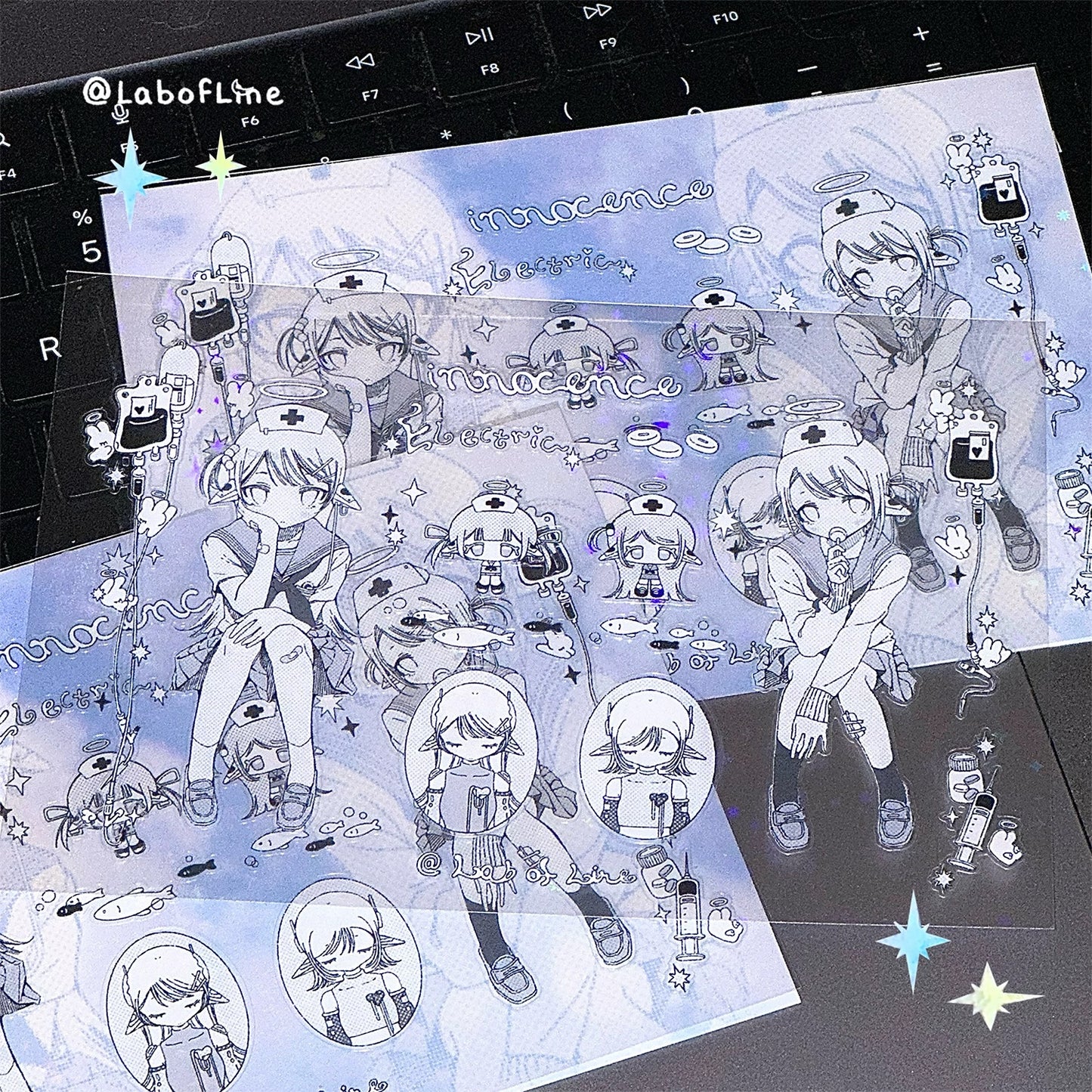 Diagnosis sticker sheet
