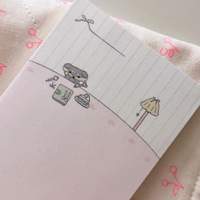 Wrap up the day memo pad