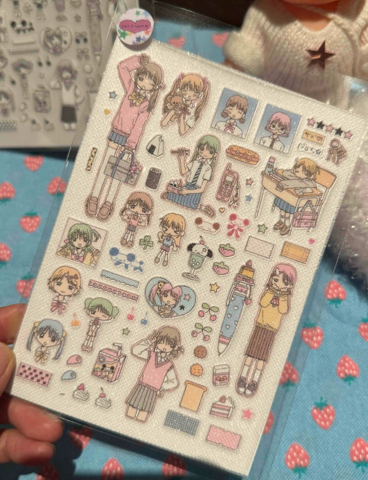 Semesters starting sticker sheet