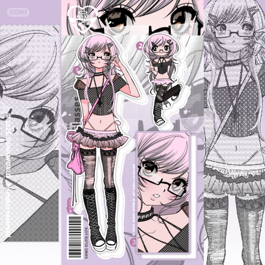 Mono polka dots sticker sheet