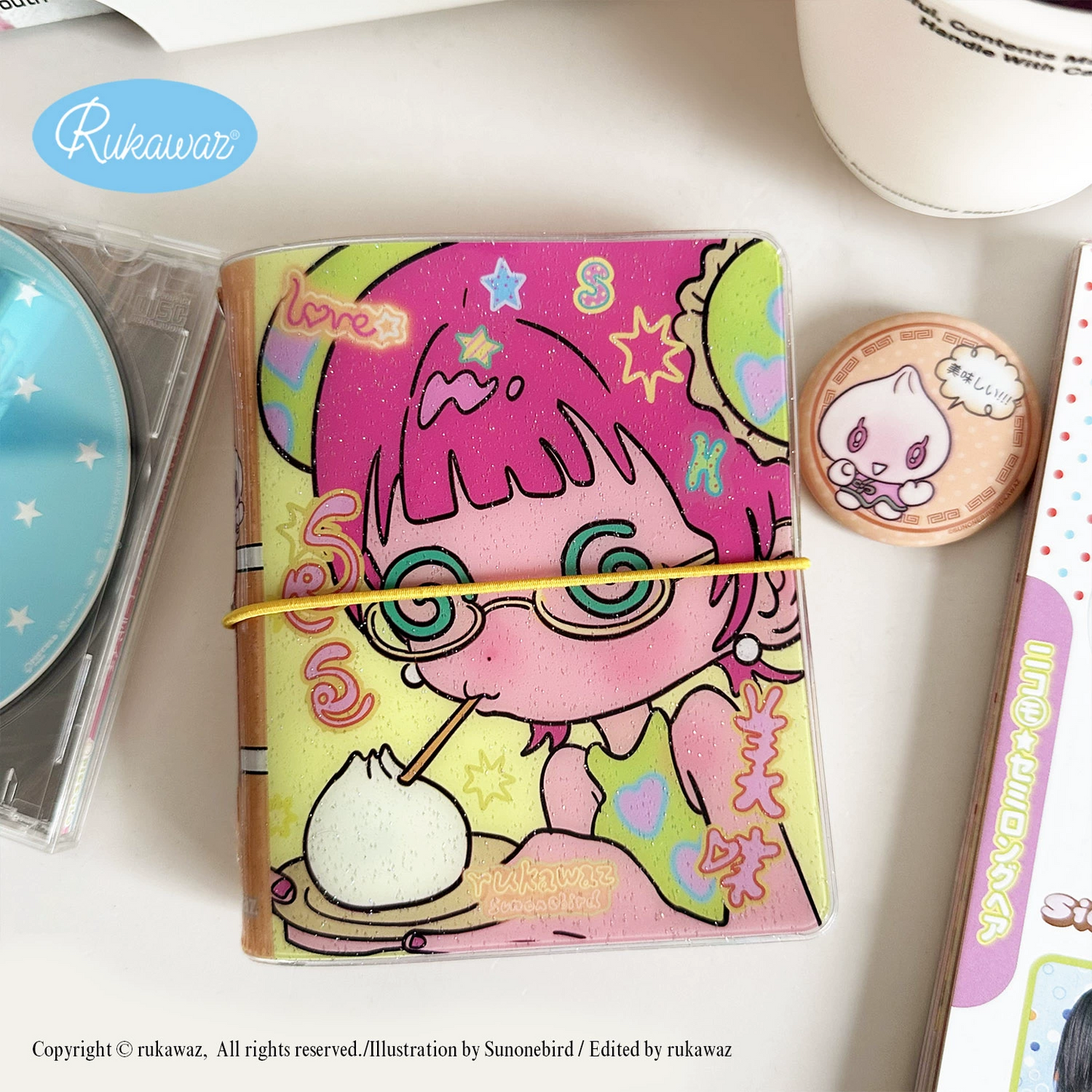 Dumpling girl M5 ring binder journal