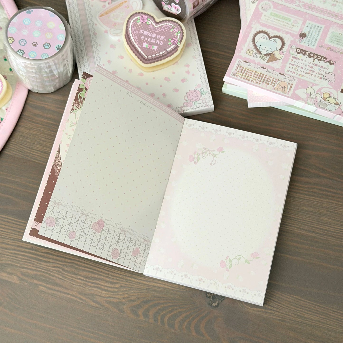 A6 rose planner