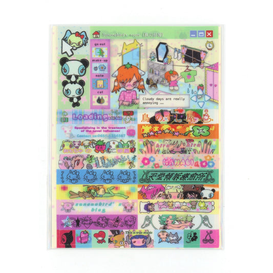 My blog sticker sheet