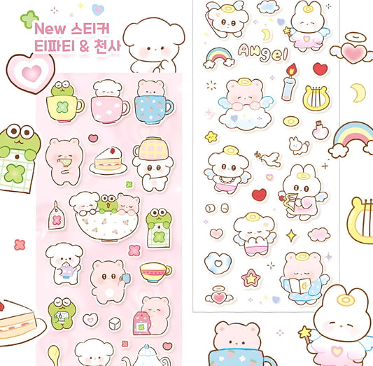 Tea time sticker sheets