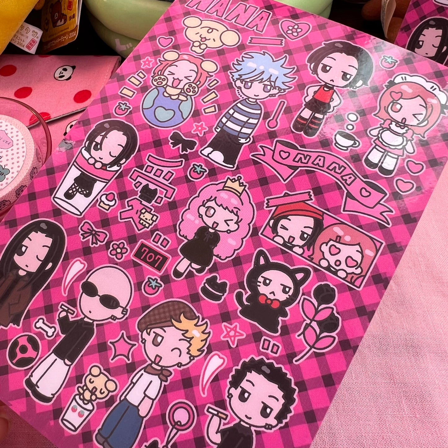 Nana mini character sticker sheet