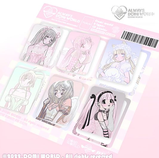 Girl icons sticker sheet