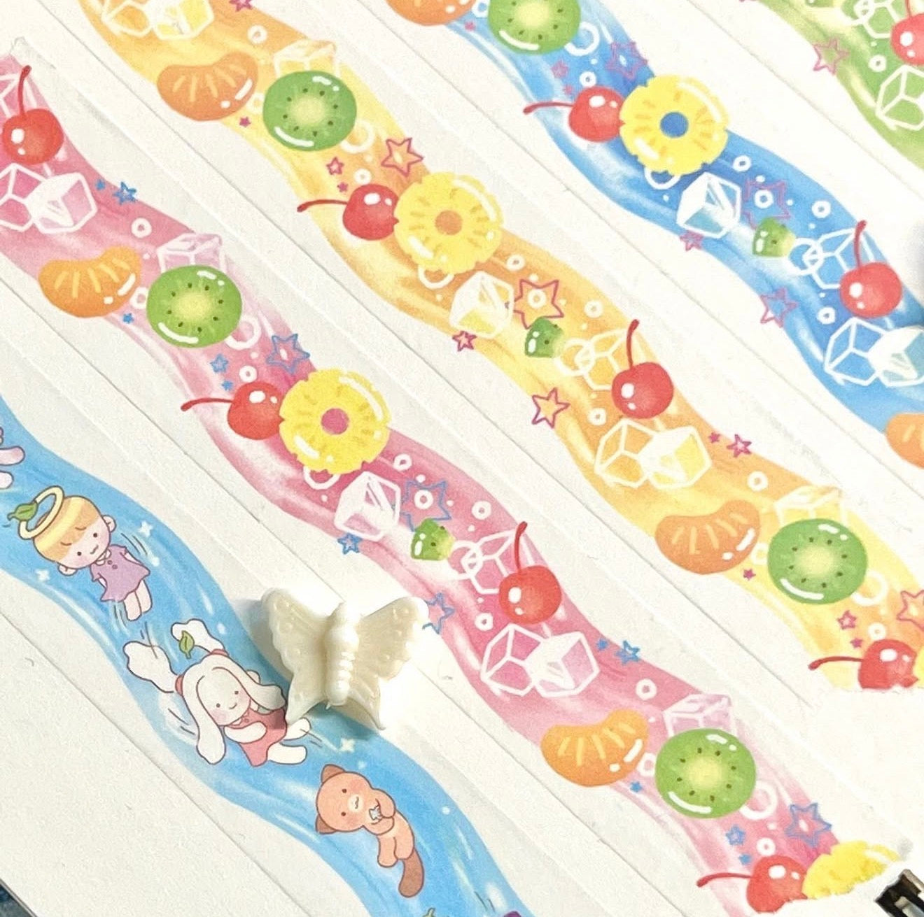 Fruit soda washi tapes