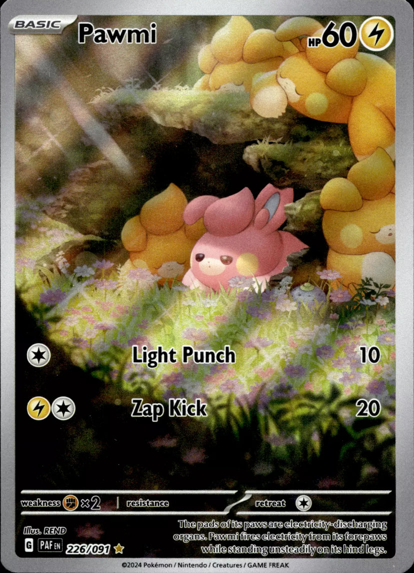 Pawmi holo 226/091 paldean fates