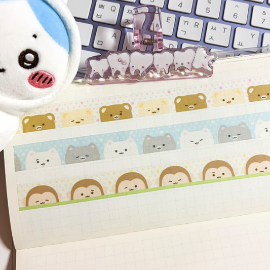 Baby animal washi tape
