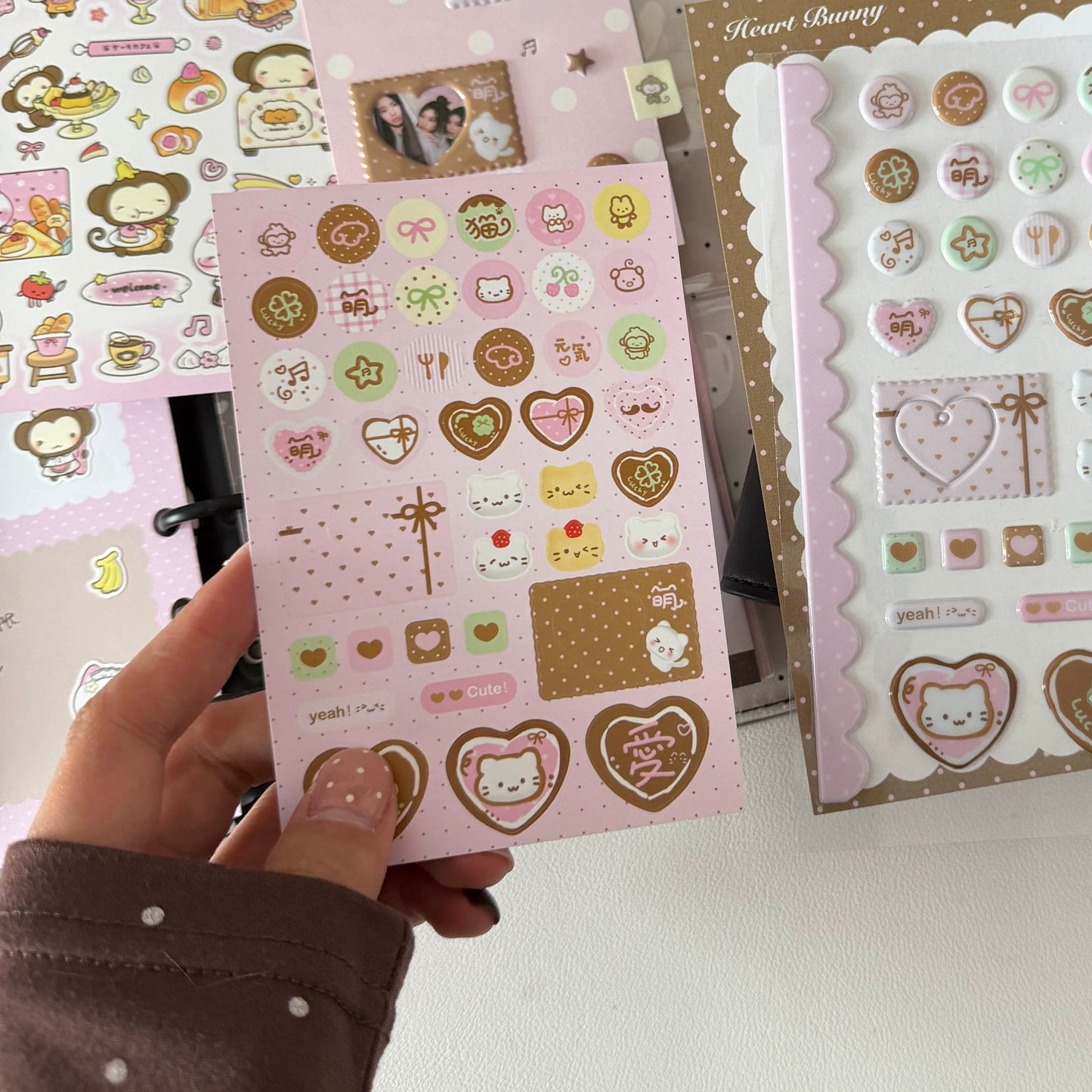 Gift wrap sticker sheet