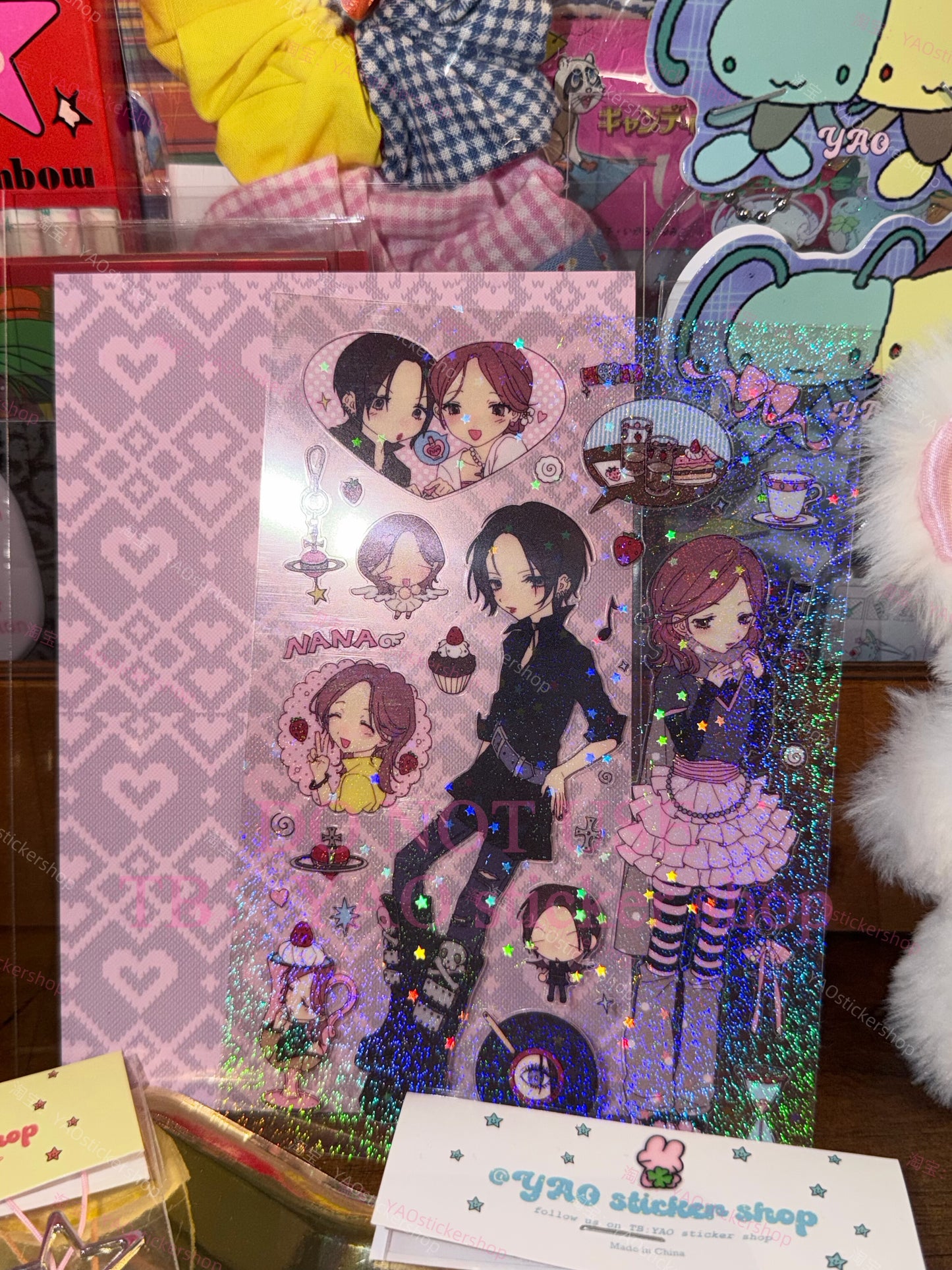 Nana and hachi sticker sheet