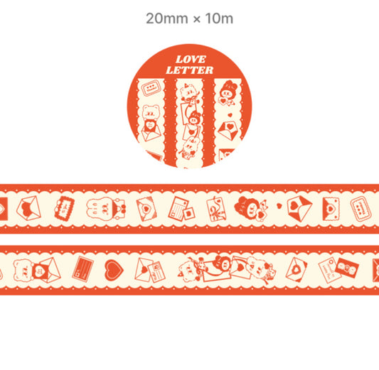Love letter washi tape