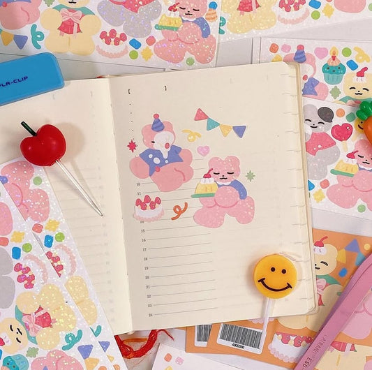Party time sticker sheet
