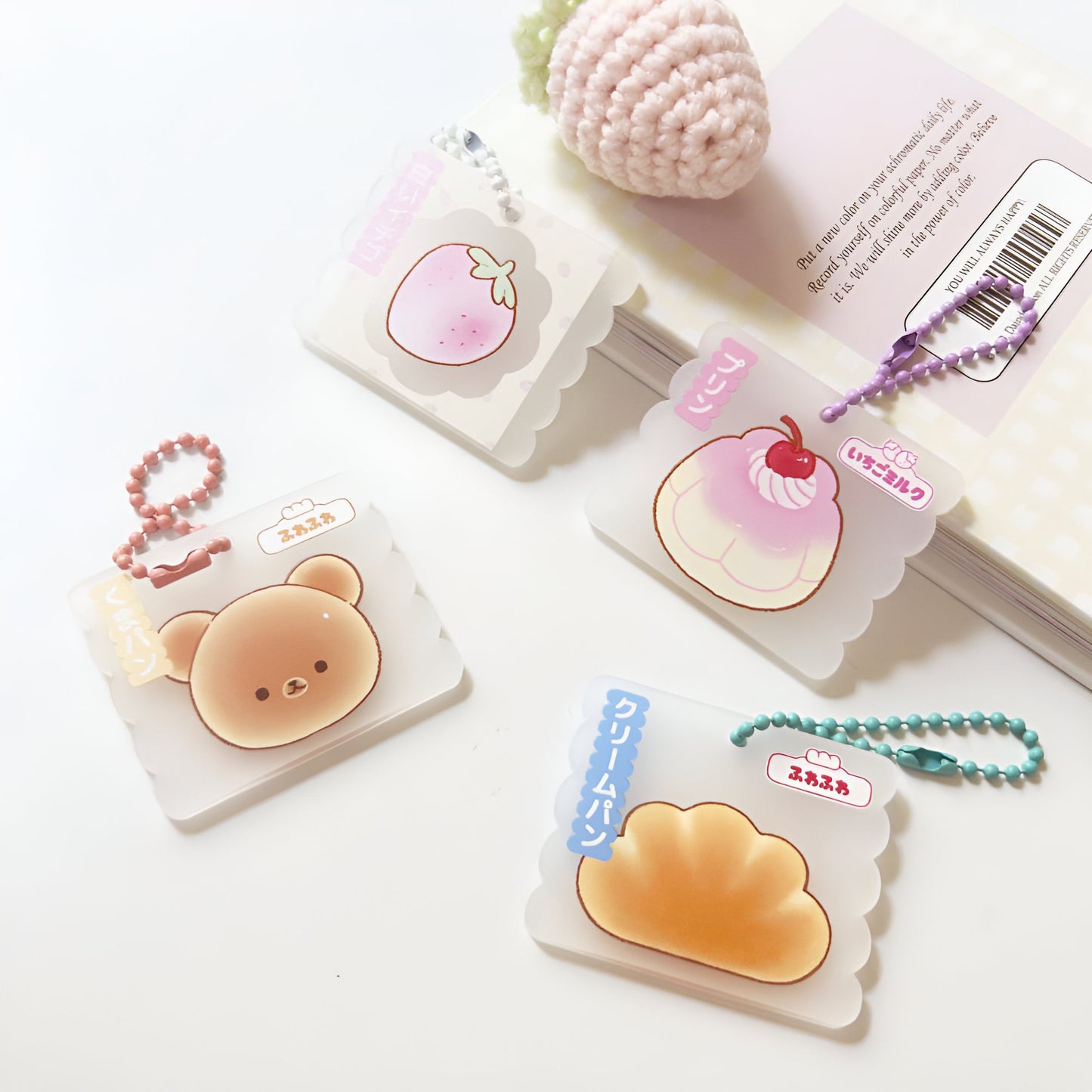 Cute food keychain