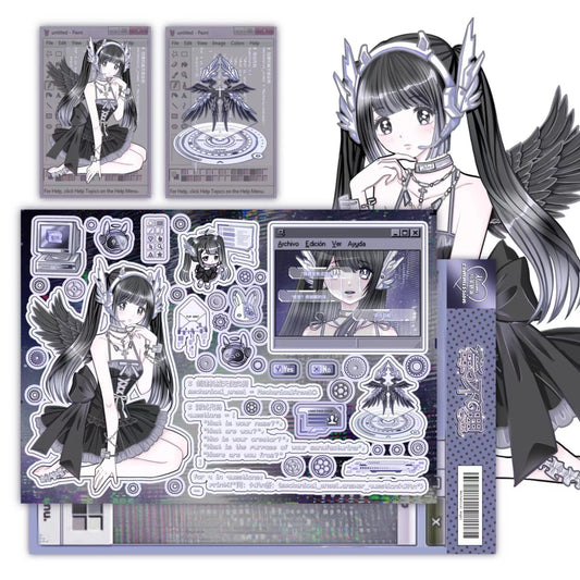Dark angel sticker sheet