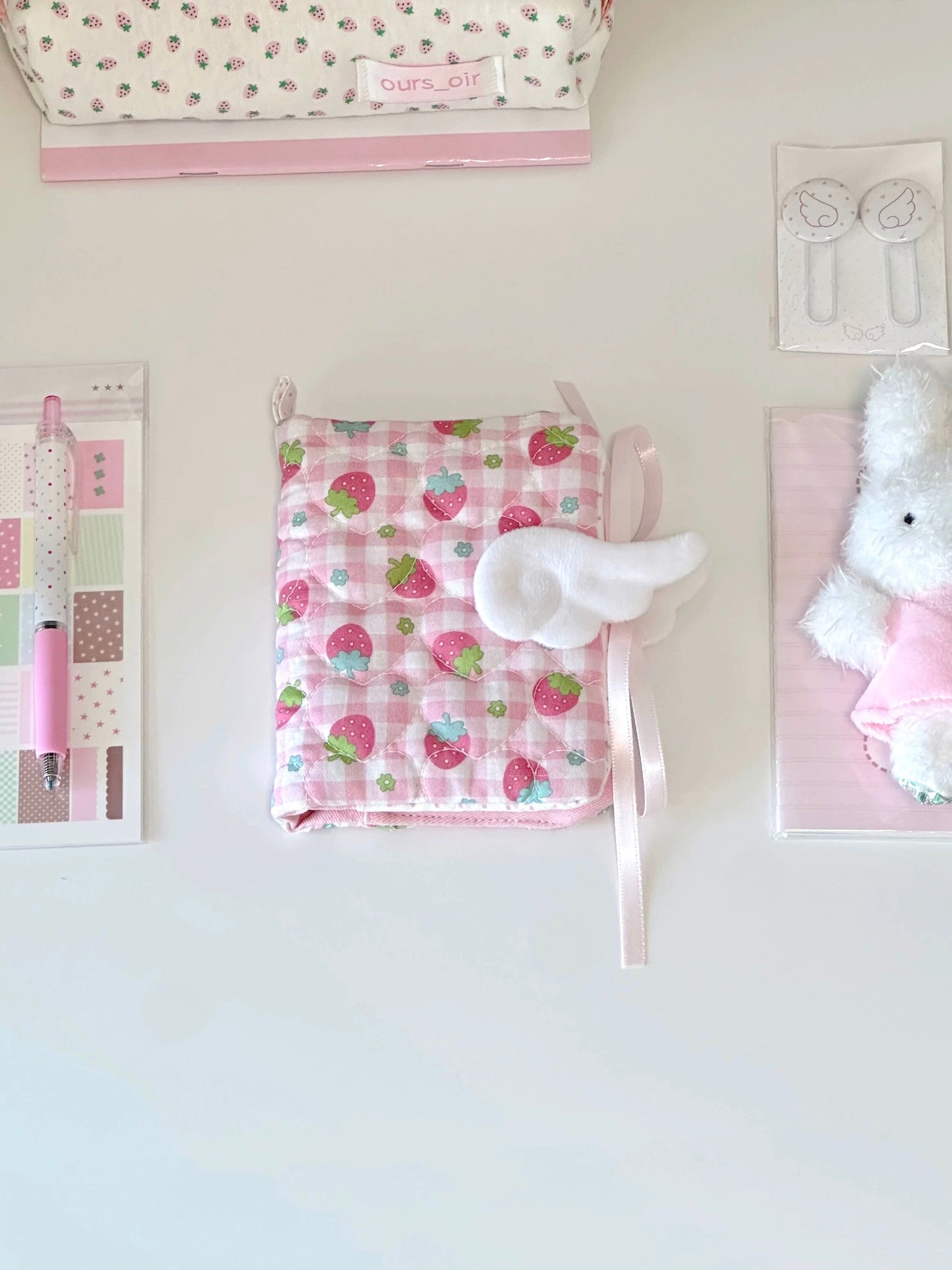 A7 strawberry angel journal