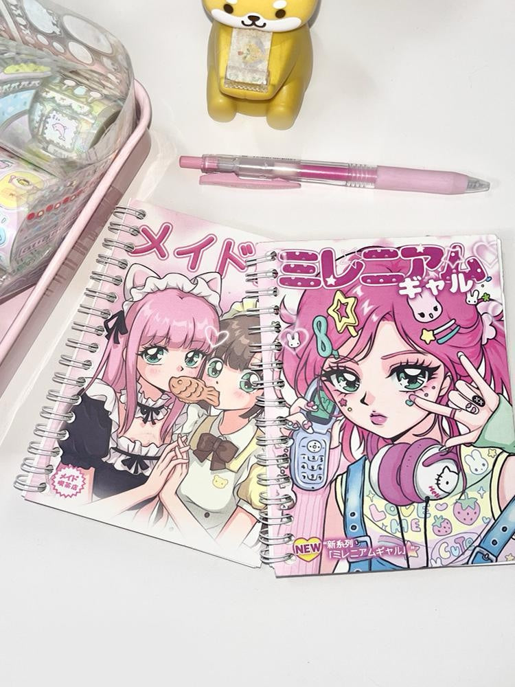Kawaii girls sticker collecting book