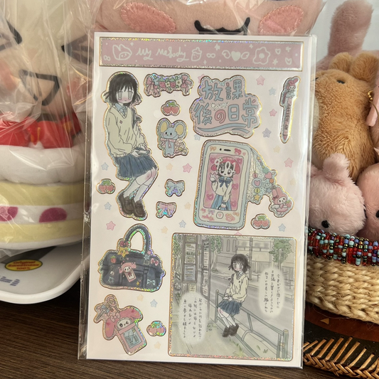 Home time sticker sheet