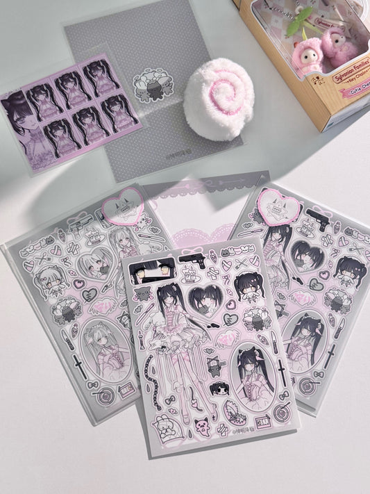 Guardian angel sticker sheet