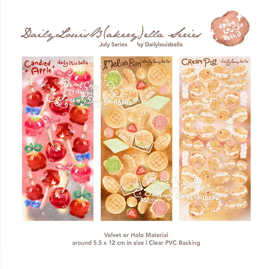 Bakery series sticker sheet